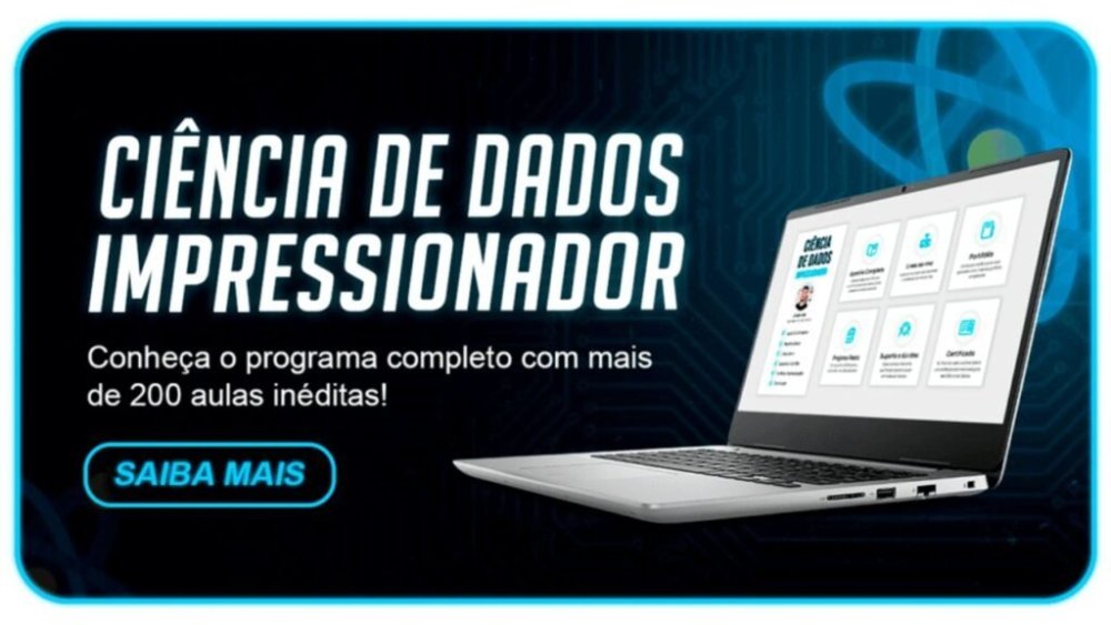 Curso de programação e Ciência de Dados