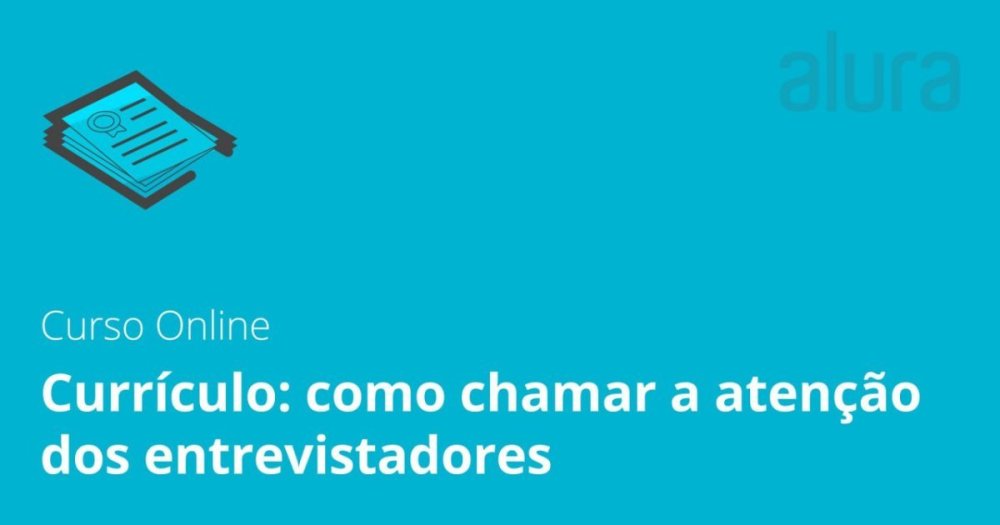 Curso profissionalizante para construção de currículos profissionais