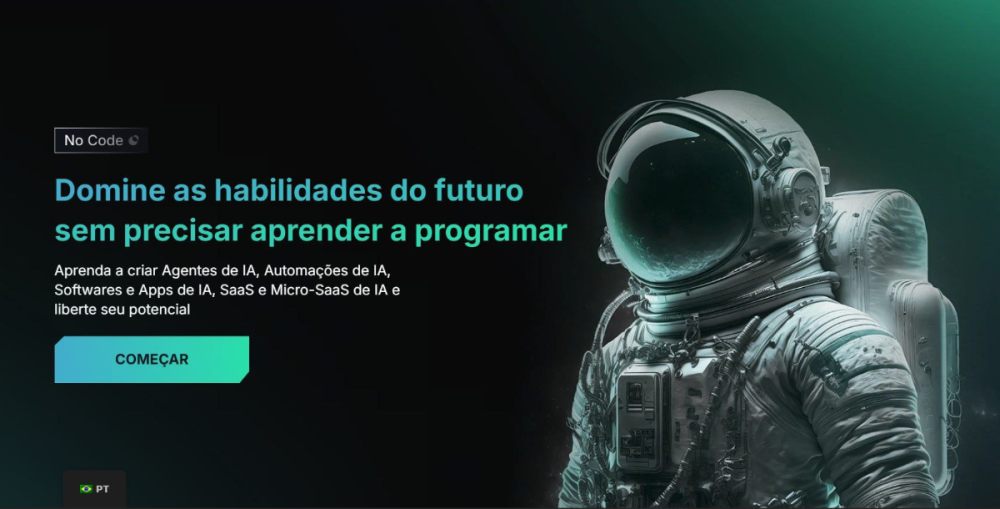 Curso de programação nocode e IA
