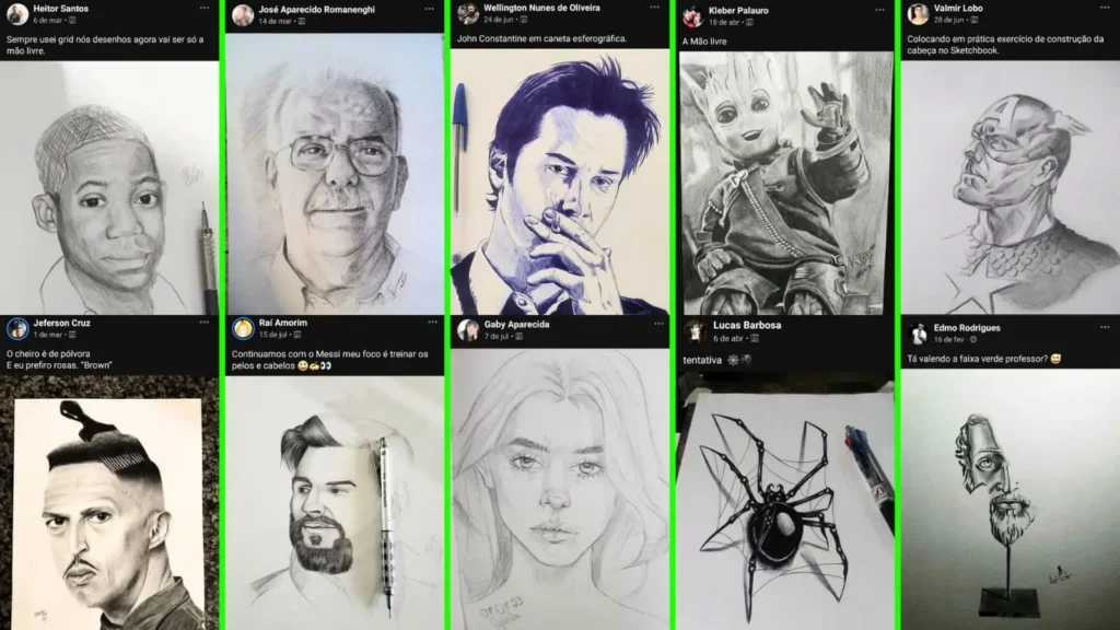 Curso de desenho de Daniel Zupa
