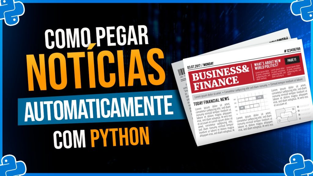 Curso de programação em python para extração de notícias
