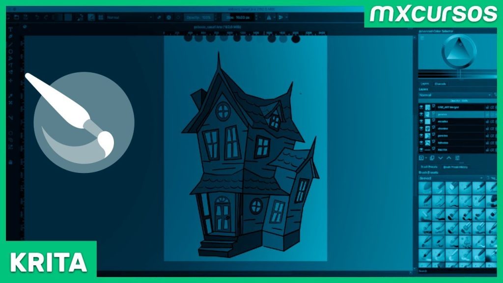 Curso de edição Krita