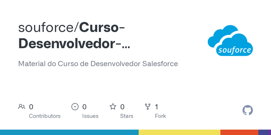 Curso de programação, Dev Salesforce - Souforce