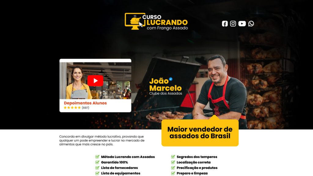 Lucrando com Frango Assado - Clube dos Assados