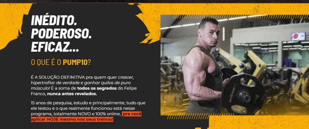 Curso de musculação, Pump10 - Felipe Franco