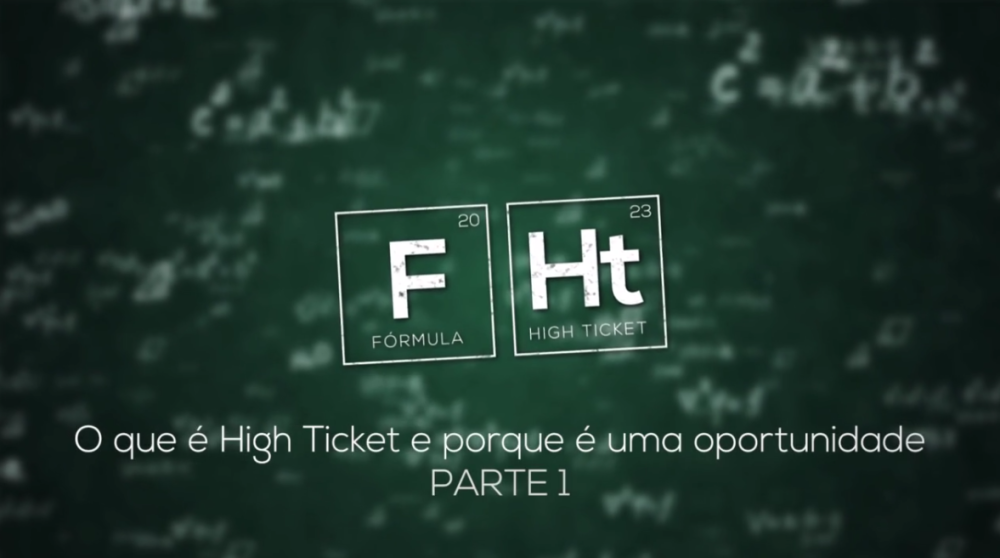 Curso de High Ticket, Fórmula High Ticket - Erico Rocha