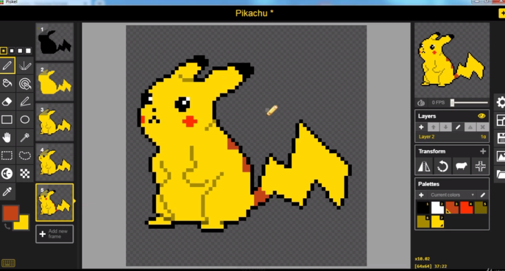 Pixel Art no Piskel - Yuri Medeiros