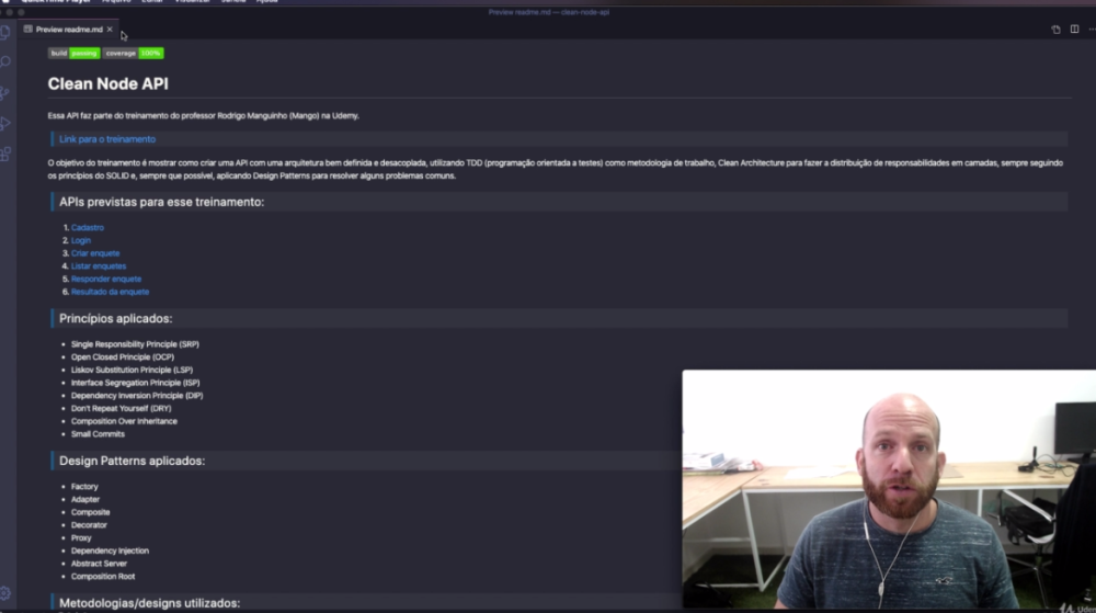 NodeJs, Typescript, TDD, DDD, Clean Architecture e SOLID