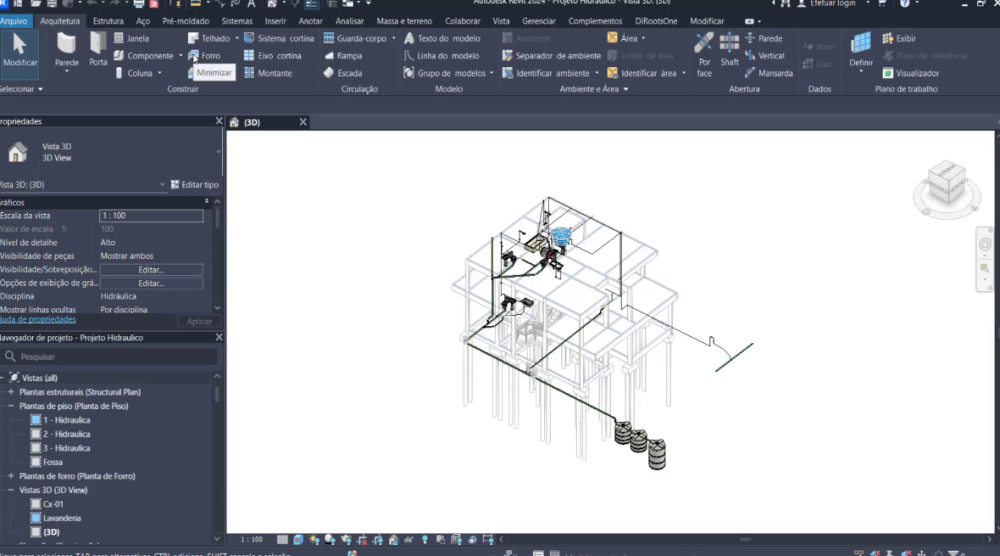 Revit Estrutural + Robot + Elétrica + Hidráulica – Gerson Sydor