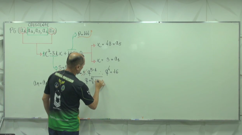 Matemática Pré Militar - Prof. Maxwell