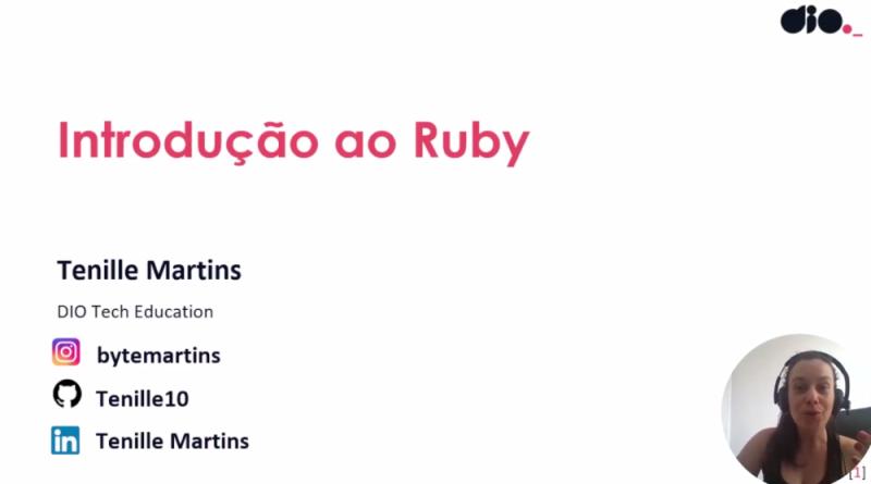 Formação Ruby Developer - Tenille Martins
