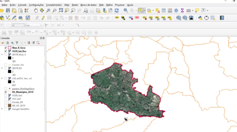 Geoprocessamento - QGIS e Google Earth