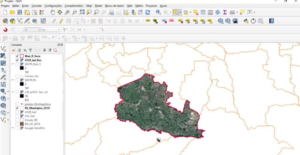Geoprocessamento - QGIS e Google Earth