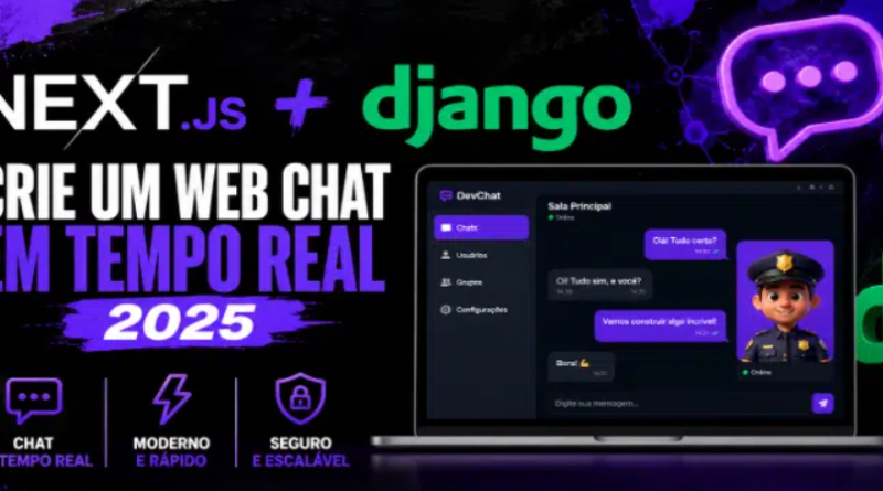 Next.js e Django Web Chat em Tempo Real