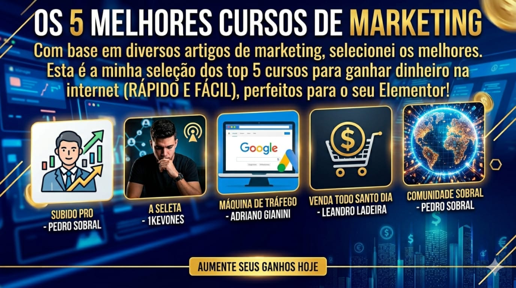 Os melhores cursos de marketing