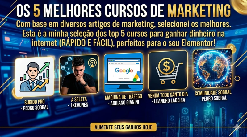 Os melhores cursos de marketing