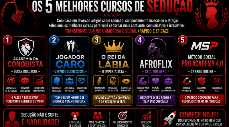 Os 5 melhores cursos de Sedução