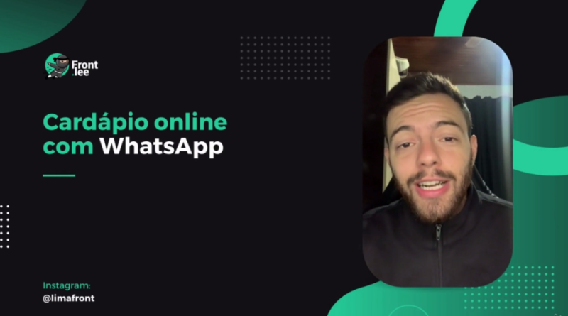 Cardápio Online com WhatsApp – Weverton Lima